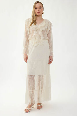 Astarlı Dantelli Etek (1)