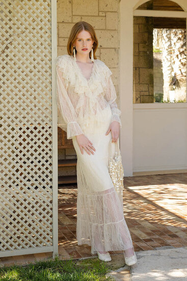 Astarlı Dantelli Etek - 1