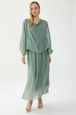 Astarlı Uzun İpek Elbise (1)