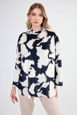 VİTRİN - Balıkçı Yaka Batik Desen Bluz