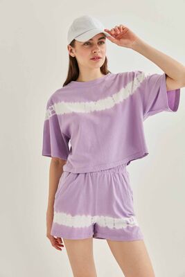 VİTRİN - Batik Boyama Crop T-Shirt