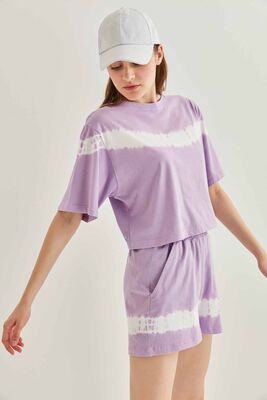 VİTRİN - Batik Boyama Crop T-Shirt (1)