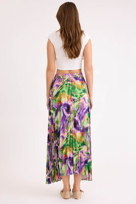 Batik Desen Piliseli Midi Boy Etek - Thumbnail (4)