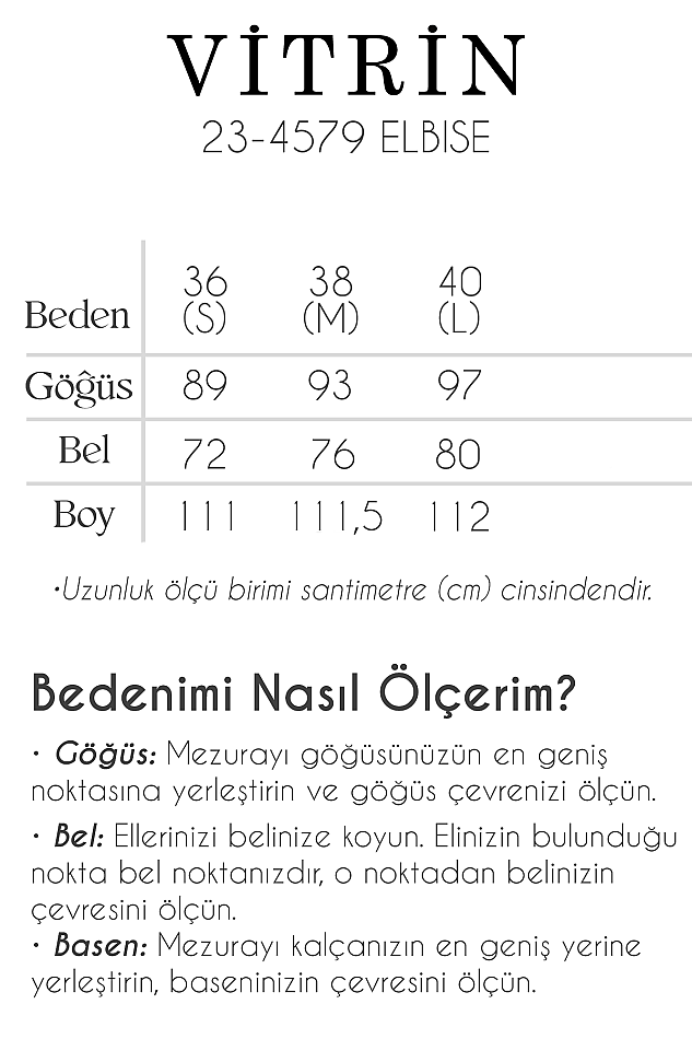 Bel Kısmı Güpürlü V Yaka Cepli Elbise - 12