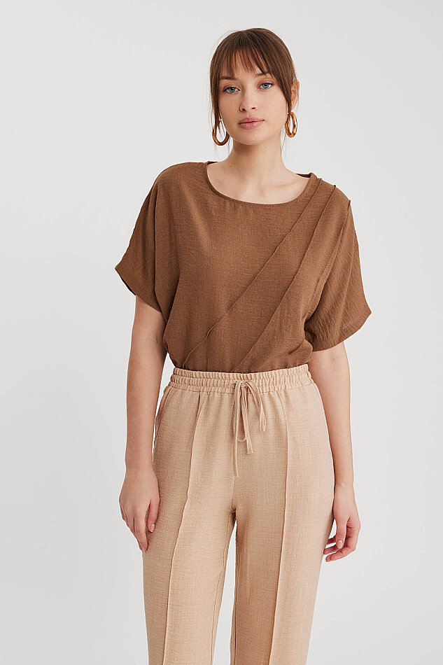 Beli Bağcıklı Lastikli Pantolon - 18