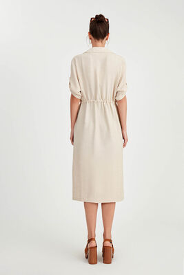 Beli Bağlamalı Çift Cep Salaş Hırka - Thumbnail (16)