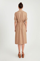 Beli Bağlamalı Çift Cep Salaş Hırka - 22