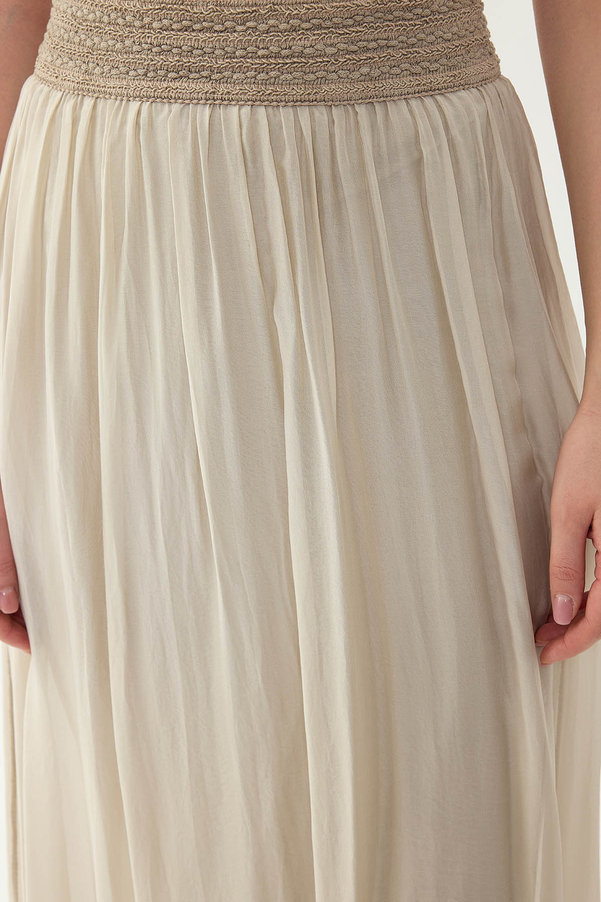 Beli Desenli İpek Etek - Thumbnail