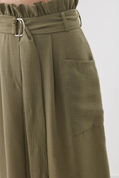 Beli Fırfırlı Kemerli Etek - 21