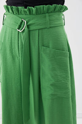 Beli Fırfırlı Kemerli Etek - 25