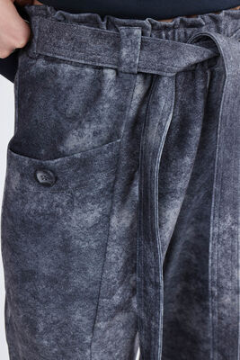 Beli Kuşaklı Cepli Pantolon - Thumbnail (3)