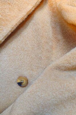 Beli Kuşaklı Düğmeli Uzun Kaban - Thumbnail (5)