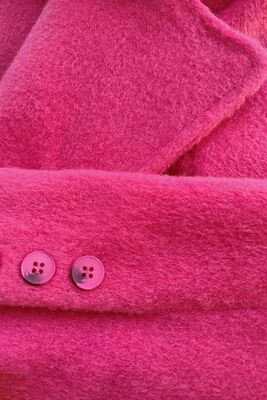 Beli Kuşaklı Düğmeli Uzun Kaban - Thumbnail (9)