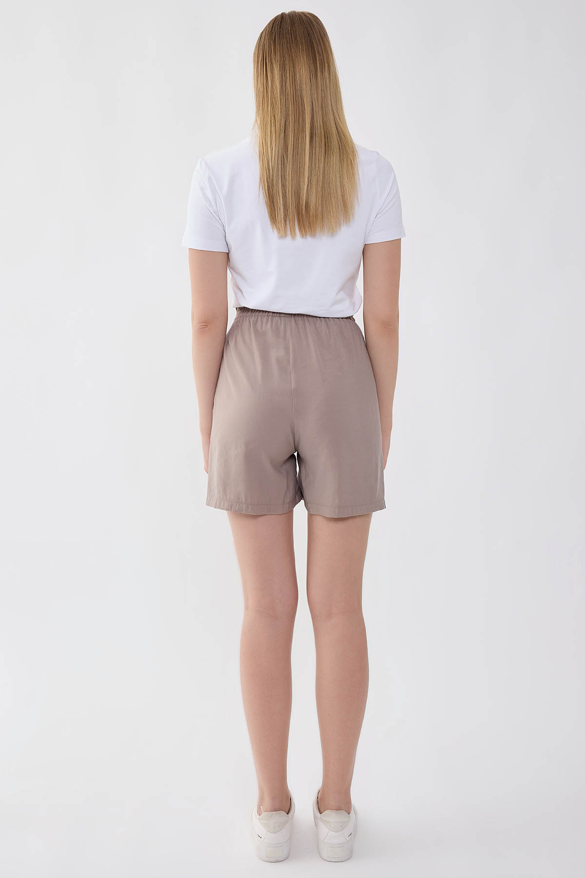 Beli Lastikli Cepli Şort - Thumbnail