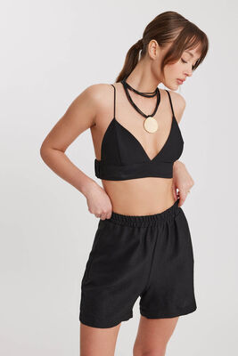 Beli Lastikli Cepli Şort - Thumbnail (12)