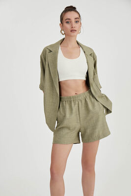 Beli Lastikli Cepli Şort - Thumbnail (15)