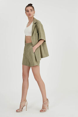 Beli Lastikli Cepli Şort - Thumbnail (17)