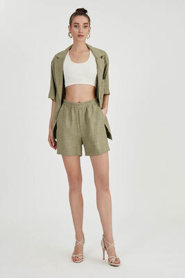 Beli Lastikli Cepli Şort - Thumbnail (18)