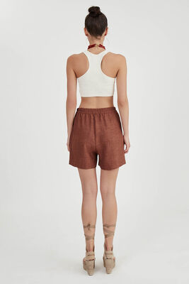 Beli Lastikli Cepli Şort - Thumbnail (24)