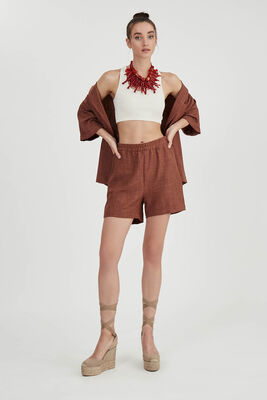 Beli Lastikli Cepli Şort - Thumbnail (25)