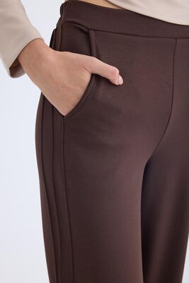 Beli Lastikli Geniş Paça Eşofman Pantolon - Thumbnail (6)