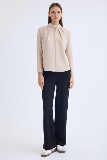 Beli Lastikli Geniş Paça Eşofman Pantolon - 15