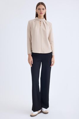 Beli Lastikli Geniş Paça Eşofman Pantolon - Thumbnail (14)