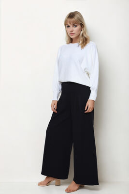 VİTRİN - Beli Lastikli Geniş Paça Jean (1)