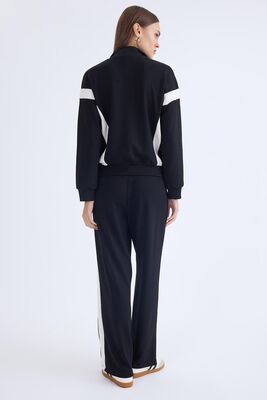 Beli Lastikli Kenarı Şeritli Eşofman Pantolon - Thumbnail (3)