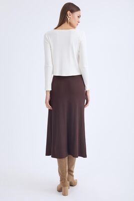 Beli Lastikli Midi Boy Etek - Thumbnail (10)