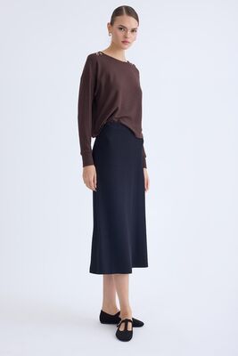 Beli Lastikli Midi Boy Etek - Thumbnail (13)