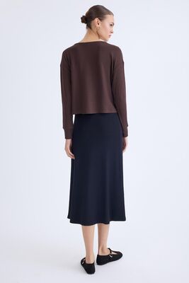 Beli Lastikli Midi Boy Etek - Thumbnail (15)