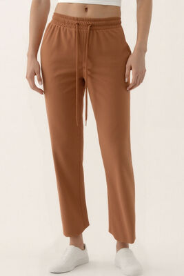 Beli Lastikli Modal Kumaş Pantolon - 20