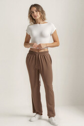 Beli Lastikli Modal Kumaş Pantolon - 21