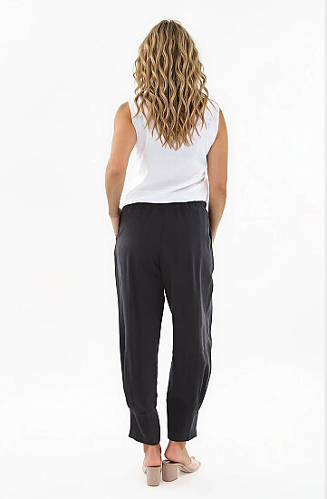 Beli Lastikli Önü Pileli Pantolon - 16