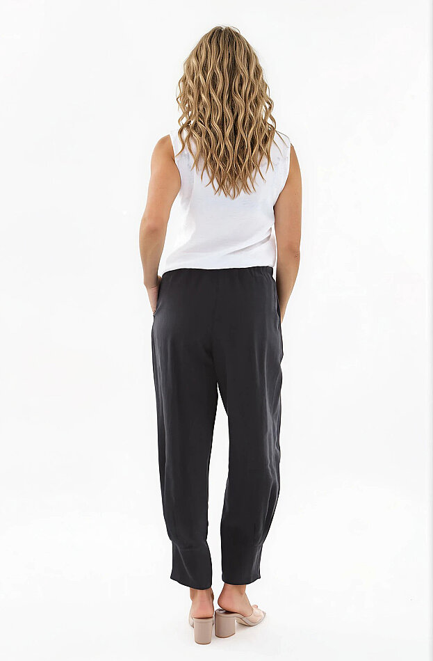 Beli Lastikli Önü Pileli Pantolon - 16