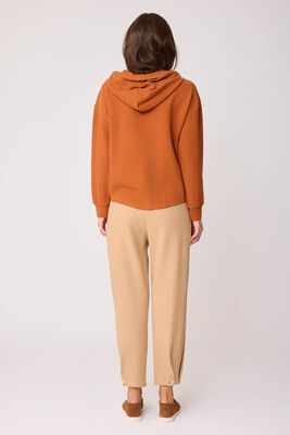 Beli Lastikli Paçası Düğmeli Triko Pantolon - Thumbnail (10)