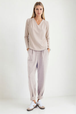 Beli Lastikli Pileli Eşofman Pantolon - Thumbnail (16)