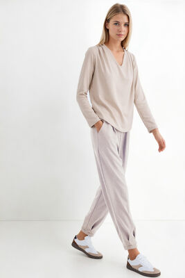 Beli Lastikli Pileli Eşofman Pantolon - Thumbnail (17)