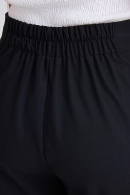 Beli Lastikli Pileli Geniş Paça Pantolon - Thumbnail (9)