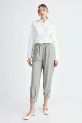 VİTRİN - Beli Lastikli Pileli Pantolon