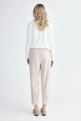 Beli Lastikli Pileli Pantolon - Thumbnail (15)