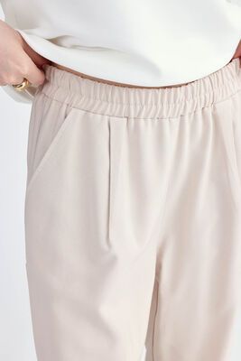 Beli Lastikli Pileli Pantolon - Thumbnail (16)