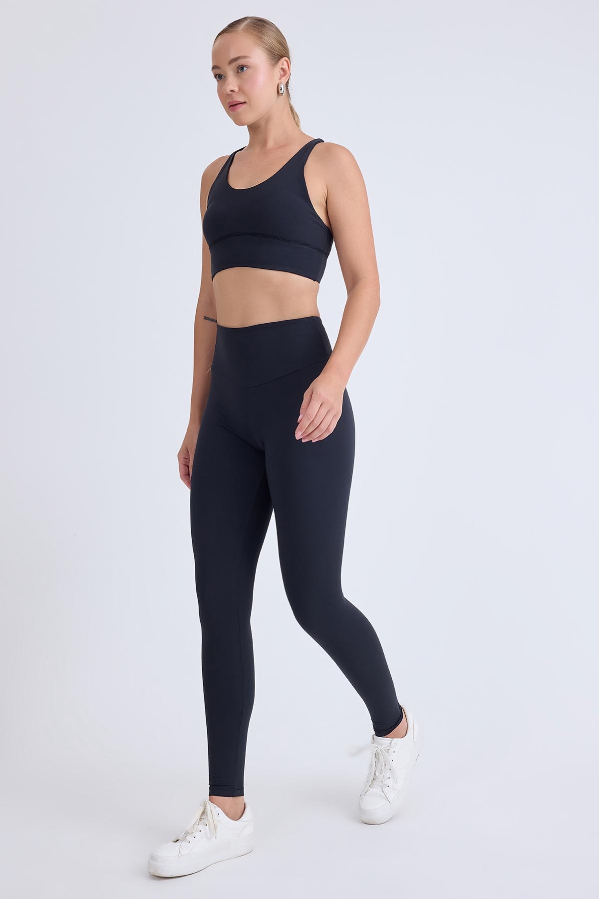 Beli Lastikli Spor Tayt - Thumbnail