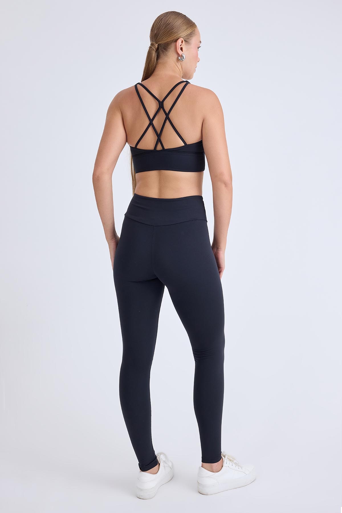 Beli Lastikli Spor Tayt - Thumbnail