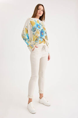 Beli Simli Bağcıklı Havuç Kesim Pantolon - Thumbnail (10)