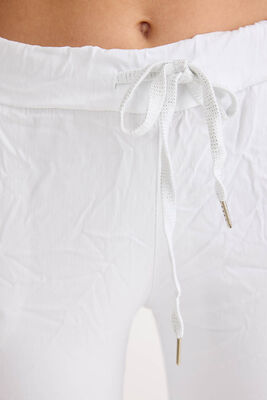 Beli Simli Bağcıklı Havuç Kesim Pantolon - Thumbnail (17)