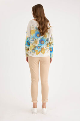 Beli Simli Bağcıklı Havuç Kesim Pantolon - Thumbnail (22)