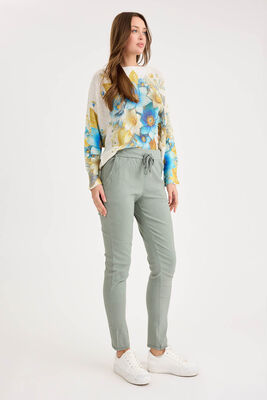 Beli Simli Bağcıklı Havuç Kesim Pantolon - Thumbnail (25)