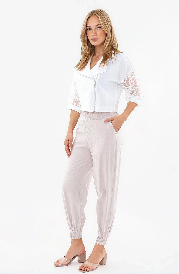 Beli Ve Paçası Lastikli Pantolon - 26